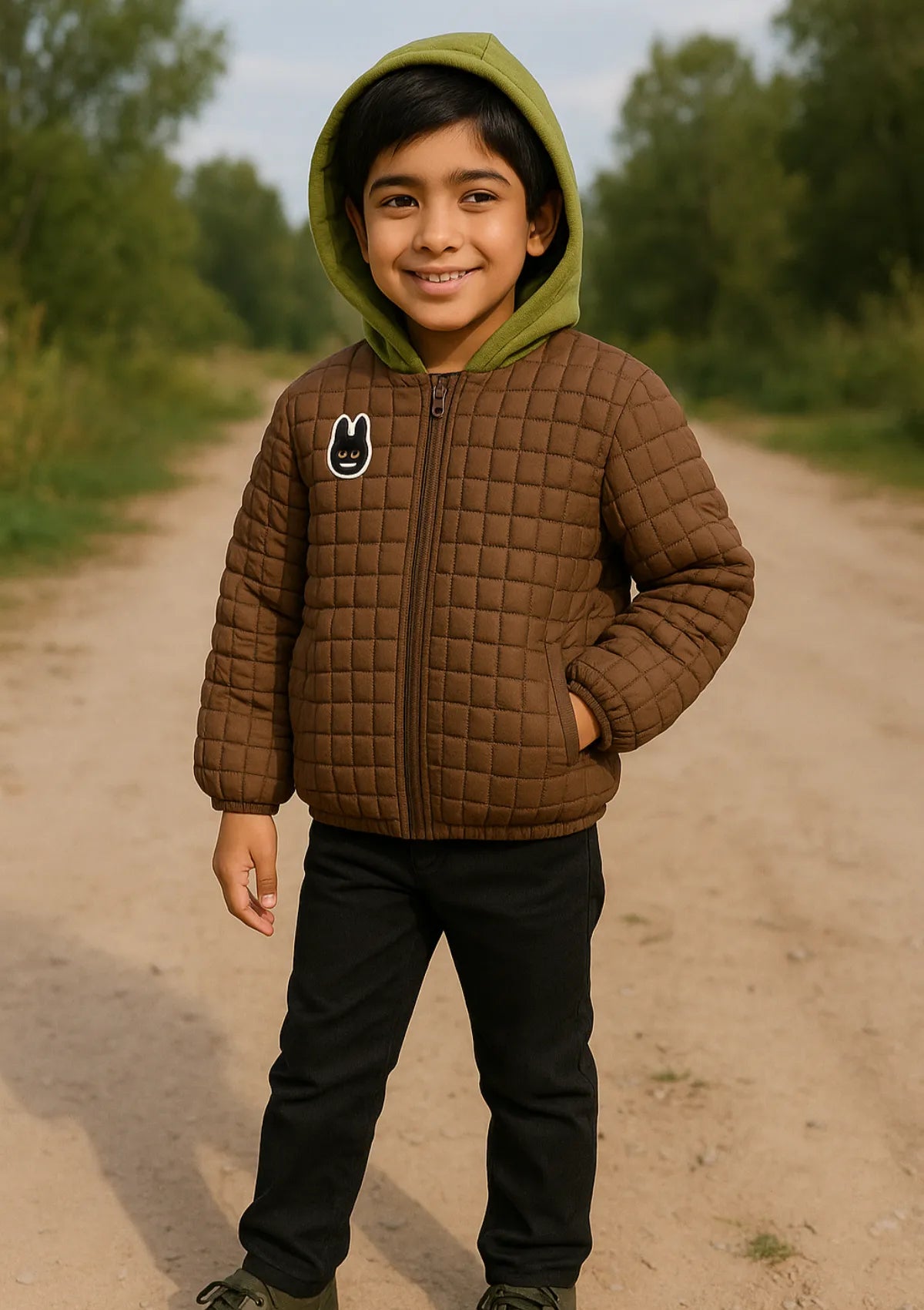 mohsin-saeed-fabrics-affordable-luxury-outfits-for-daily-formal-and-wedding-wear-This-product-is-from-baba-jacket-brown-green-is-available-on-Mohsin-saeed-fabrics-website.