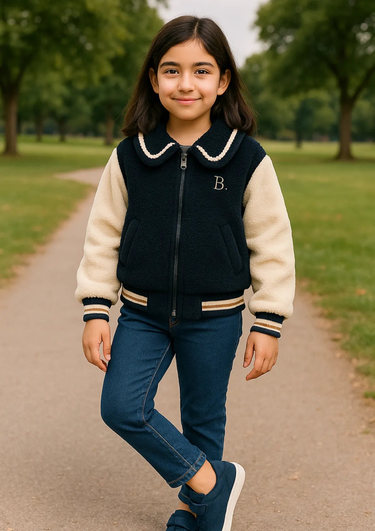 mohsin-saeed-fabrics-affordable-luxury-outfits-for-daily-formal-and-wedding-wear-This-product-is-from-baby-jacket-navy-blue-is-available-on-Mohsin-saeed-fabrics-website.