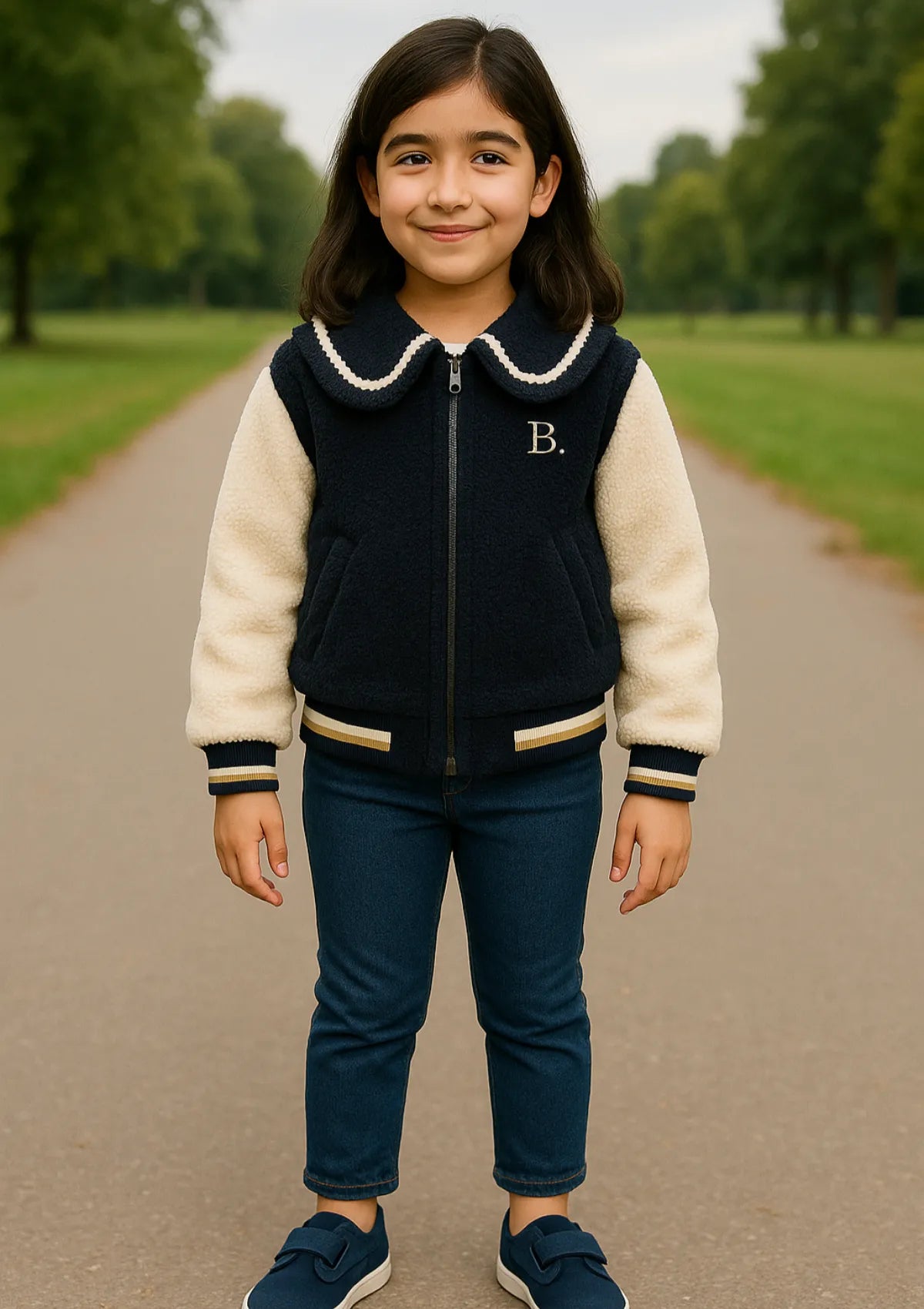 mohsin-saeed-fabrics-affordable-luxury-outfits-for-daily-formal-and-wedding-wear-This-product-is-from-baby-jacket-navy-blue-is-available-on-Mohsin-saeed-fabrics-website.