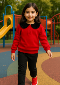 mohsin-saeed-fabrics-designer-daily-wear-formal-and-wedding-suits-within-budget-This-product-is-from-girls-terry-sweater-in-red-is-available-on-Mohsin-saeed-fabrics-website.