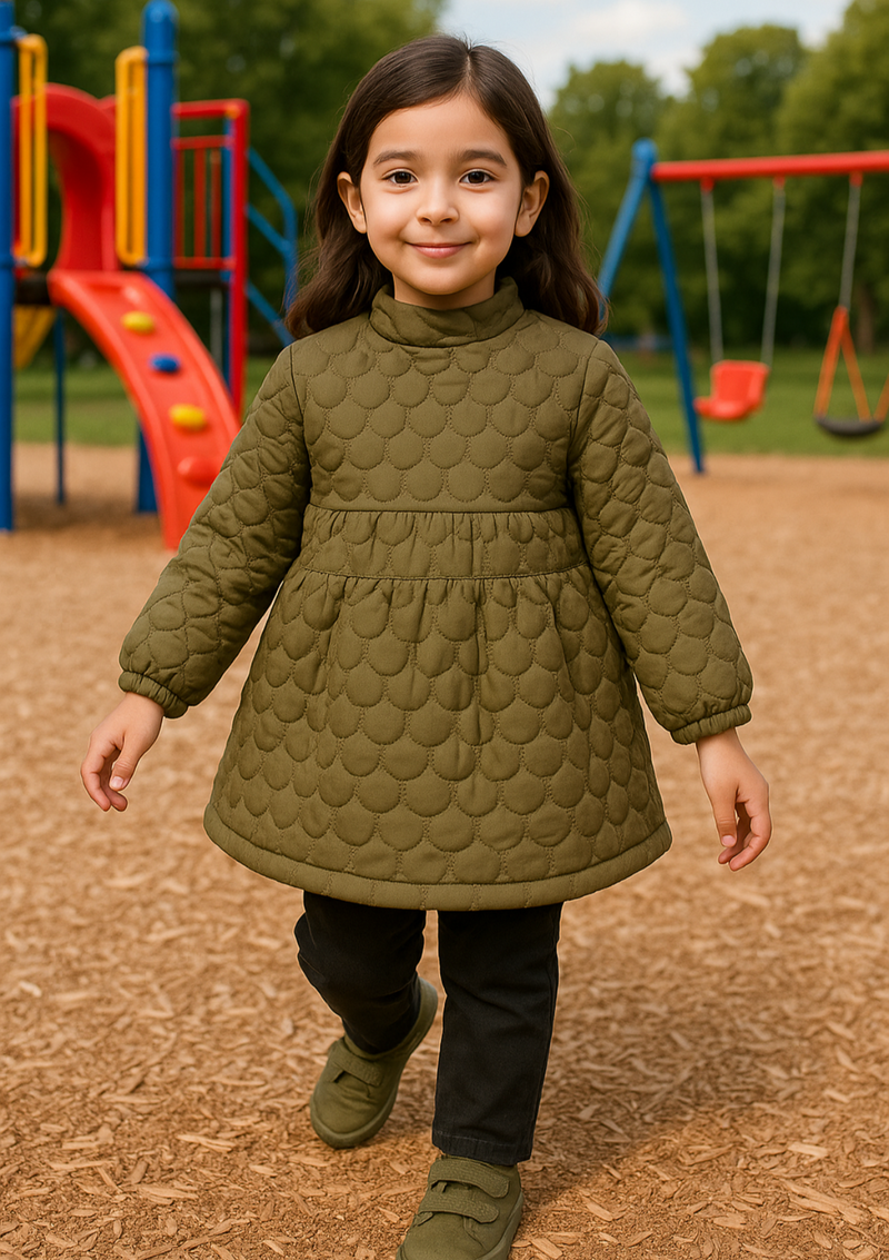 mohsin-saeed-fabrics-luxury-fashion-collection-daily-wear-wedding-and-formal-in-budget-This-product-is-from-girls-parachute-quilted-frock-in-olive-green-is-available-on-Mohsin-saeed-fabrics-website.