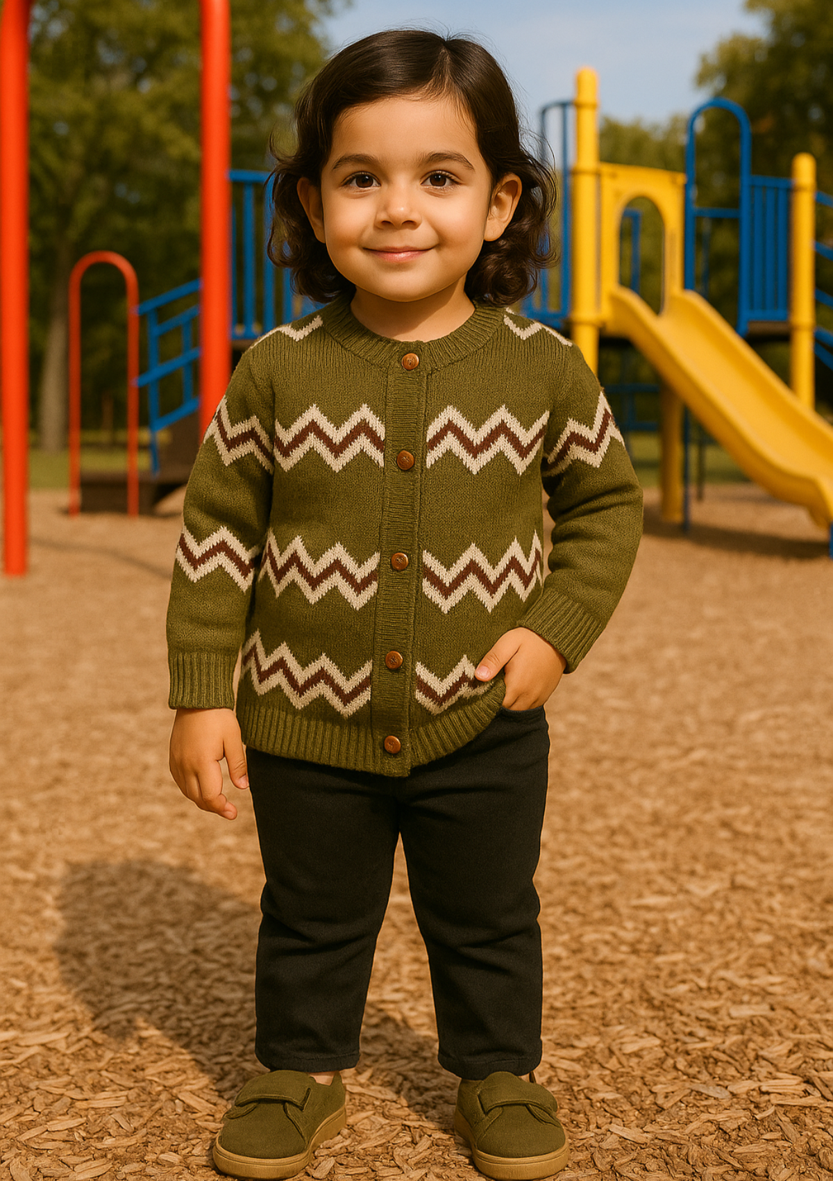 mohsin-saeed-fabrics-luxury-fashion-collection-daily-wear-wedding-and-formal-in-budget-This-product-is-from-girls-wool-button-down-sweater-in-army-green-is-available-on-Mohsin-saeed-fabrics-website.