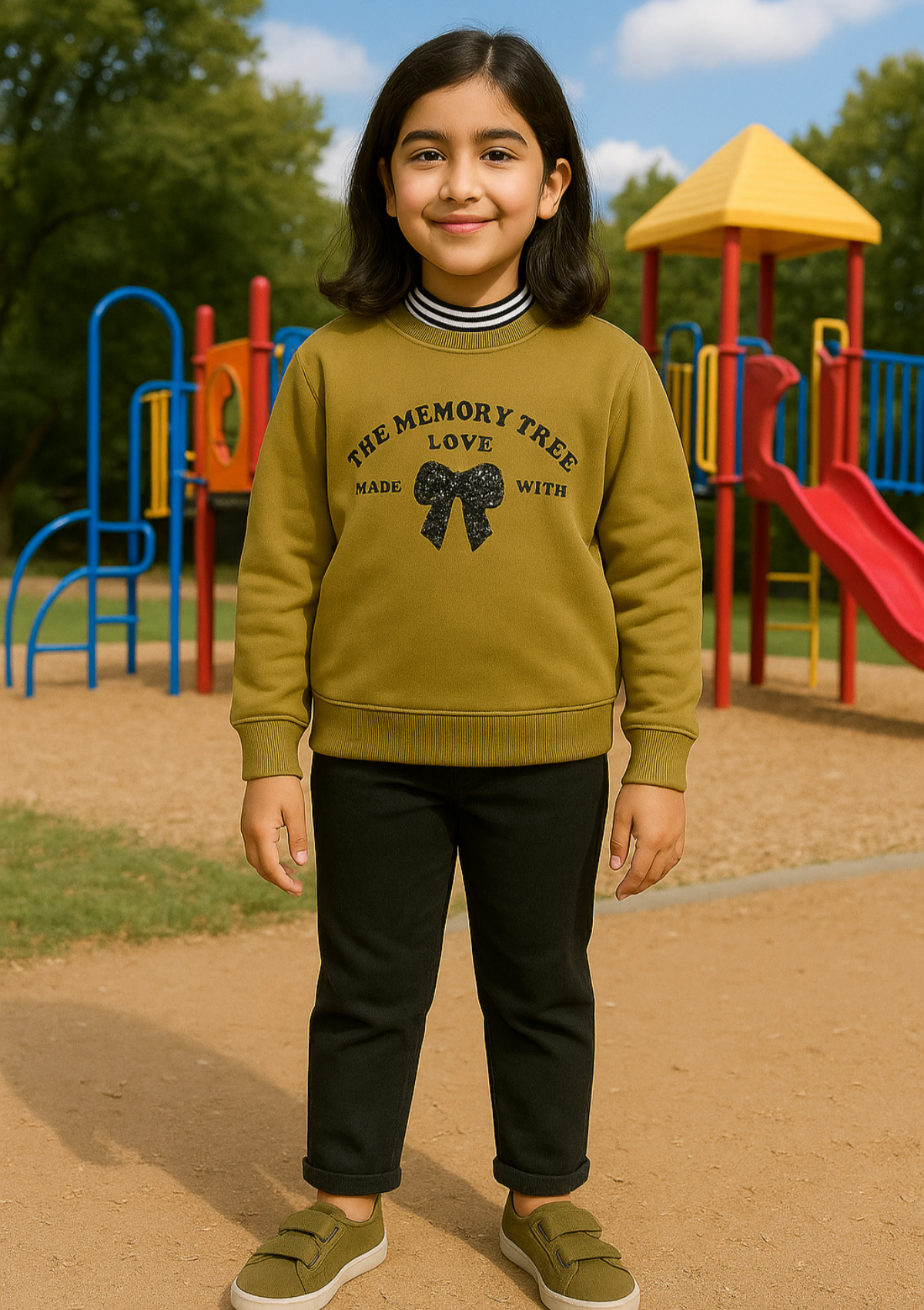 mohsin-saeed-fabrics-luxury-fashion-collection-daily-wear-wedding-and-formal-in-budget-This-product-is-from-girls-terry-shirt-in-olive-green-is-available-on-Mohsin-saeed-fabrics-website.