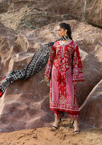 Sadaf Fawad Khan Siraa lawn'26 -Laal