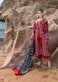 Sadaf Fawad Khan Siraa lawn'26 -Laal