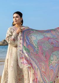 Sadaf Fawad Khan Siraa lawn'26 -Sunehri