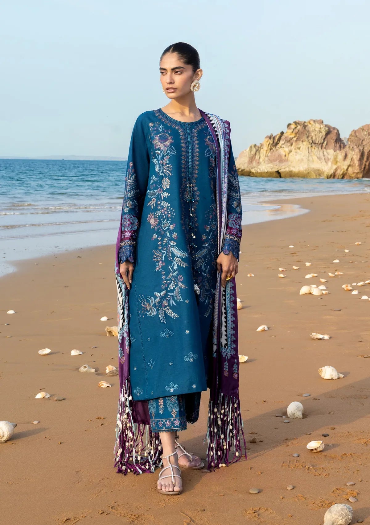 Sadaf Fawad Khan Siraa lawn'26 -Shehnaaz