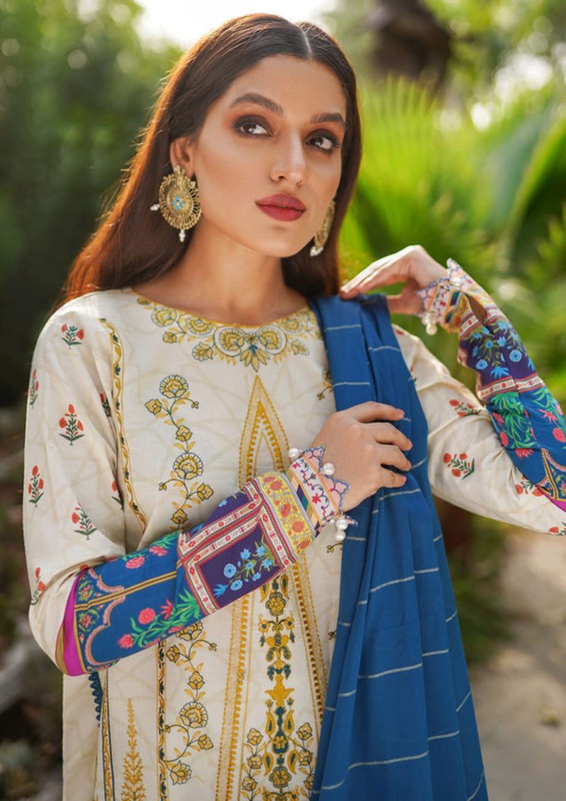 Bin Ilyas Maya Lawn Vol-02'23 D-2029 B is available at Mohsin Saeed Fabrics online shop All the top women brands in pakistan