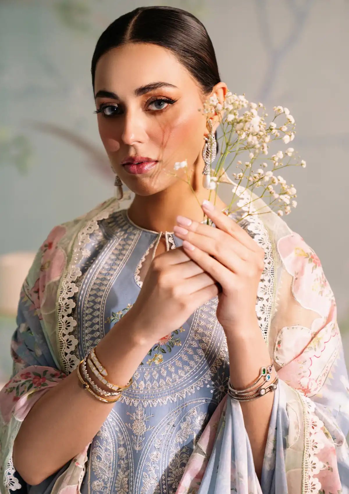 Bin Ilyas La'hira S/S Lawn'24 D-205B
