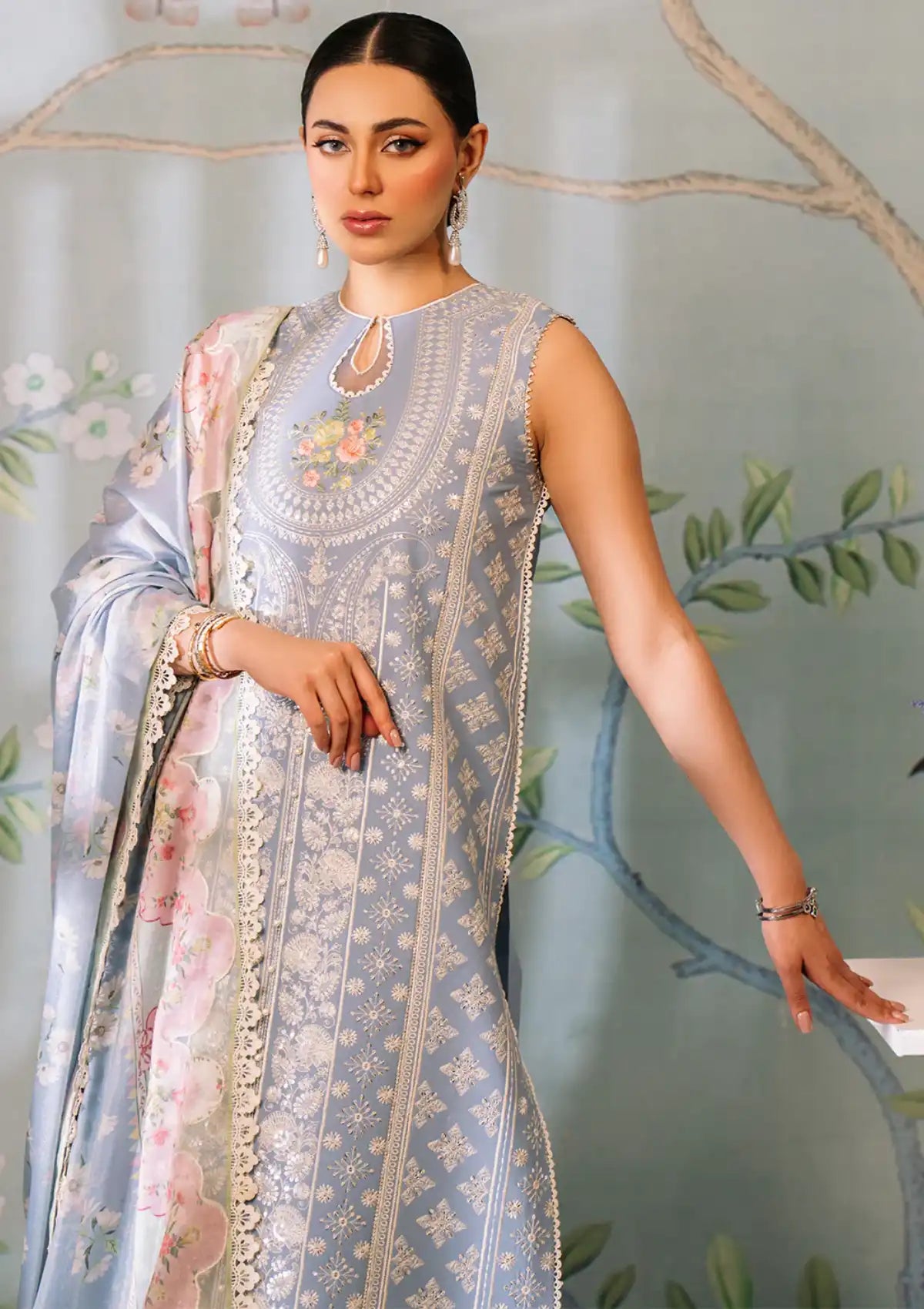 Bin Ilyas La'hira S/S Lawn'24 D-205B