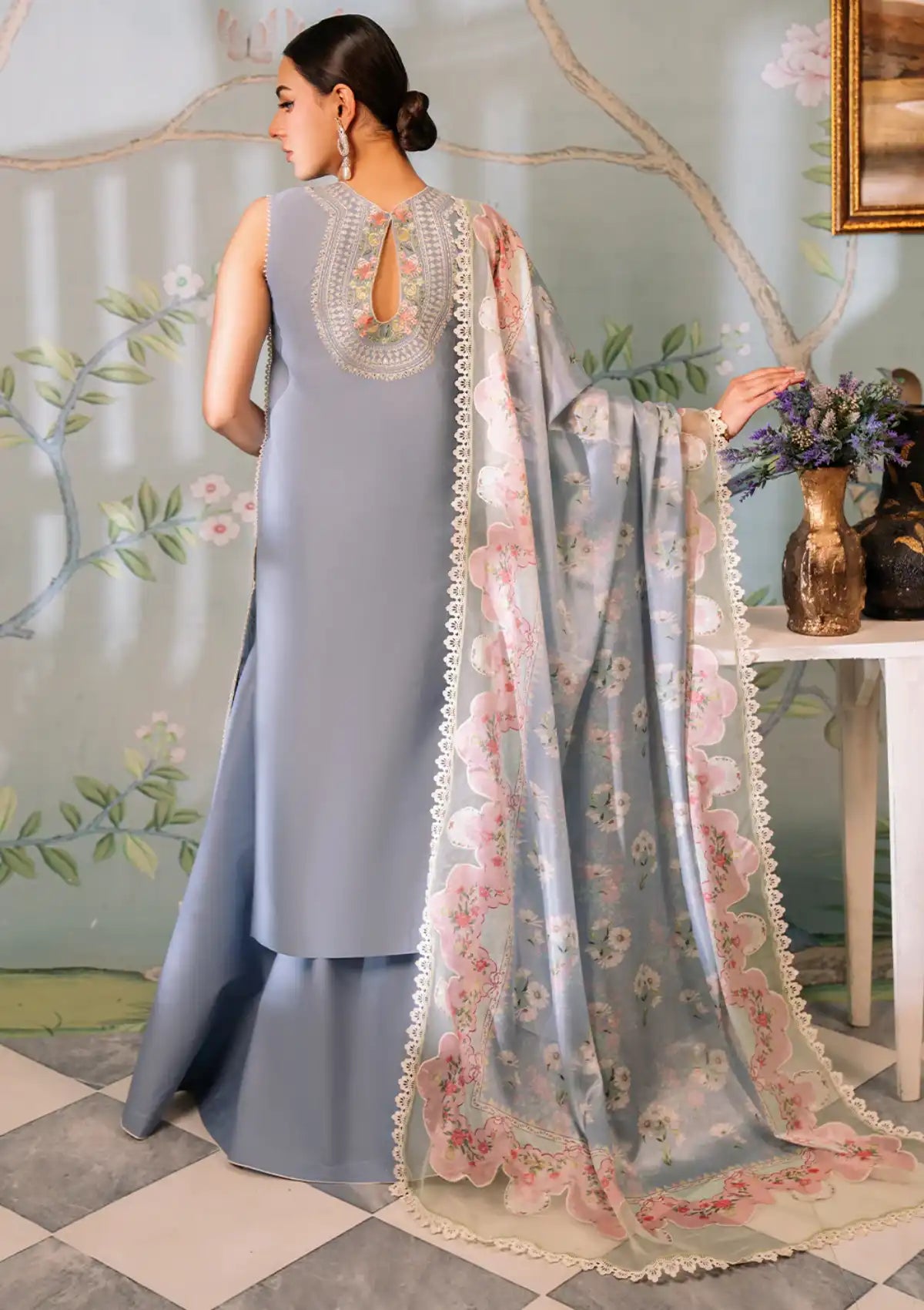 Bin Ilyas La'hira S/S Lawn'24 D-205B