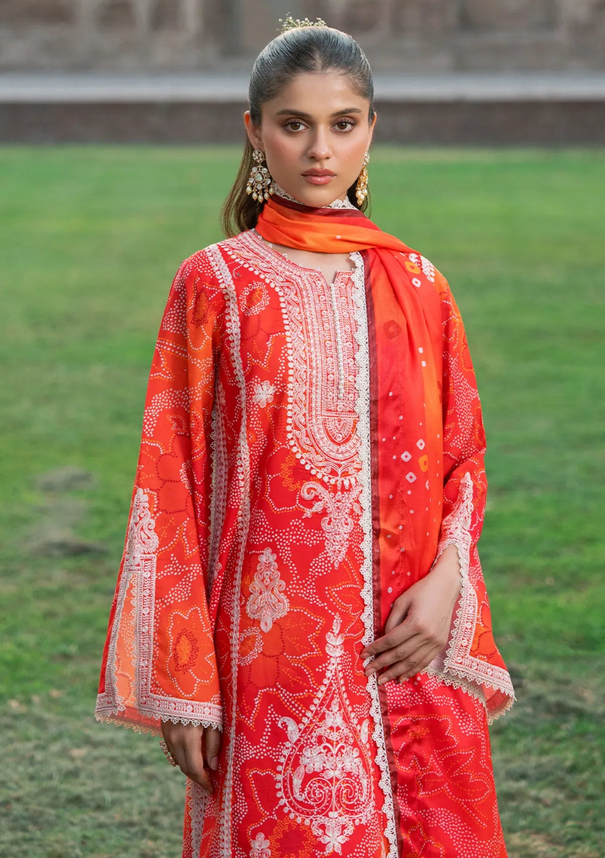 Bin Ilyas Naqsh Naaz Luxury Lawn'25 D-2084 A