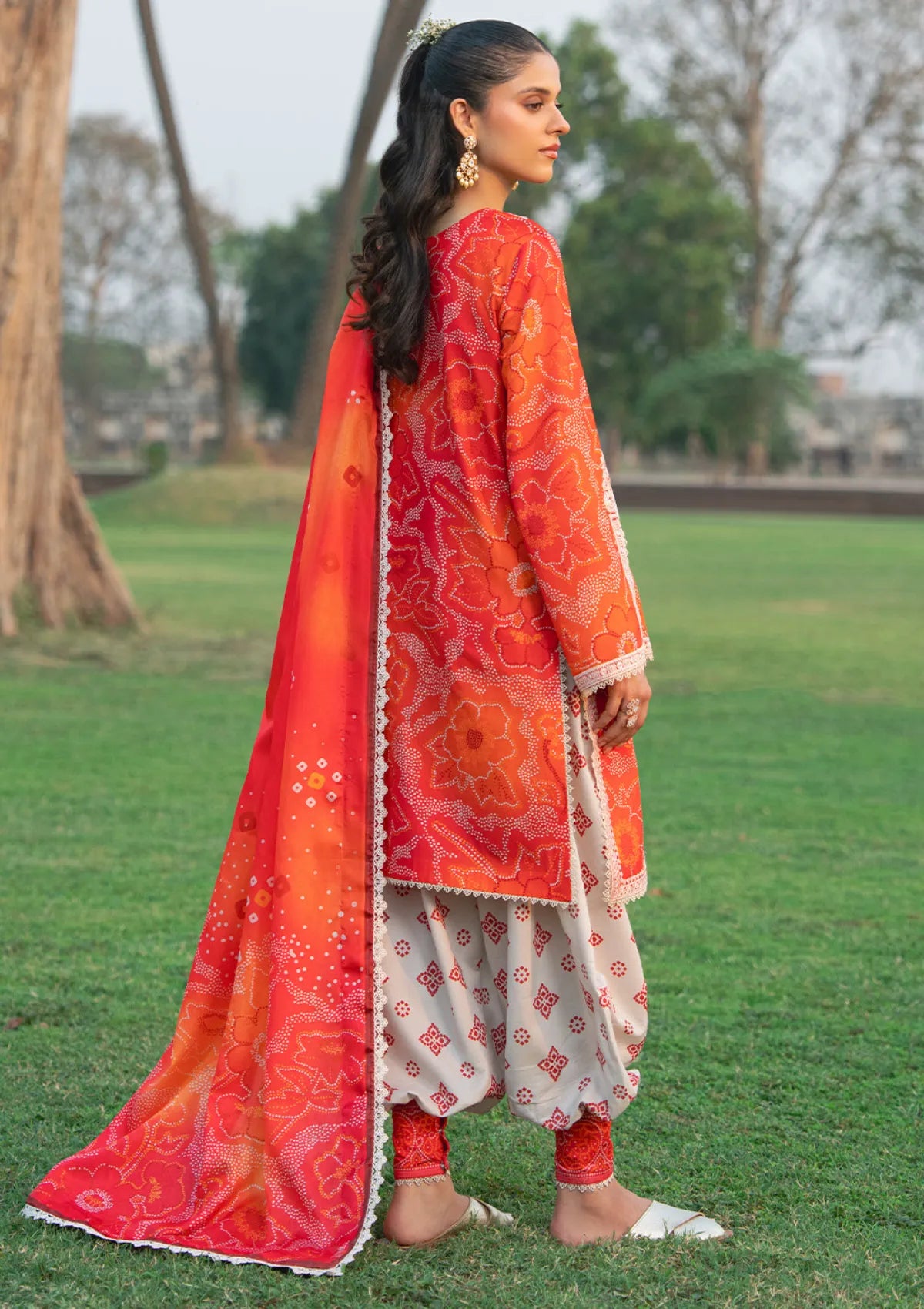 Bin Ilyas Naqsh Naaz Luxury Lawn'25 D-2084 A