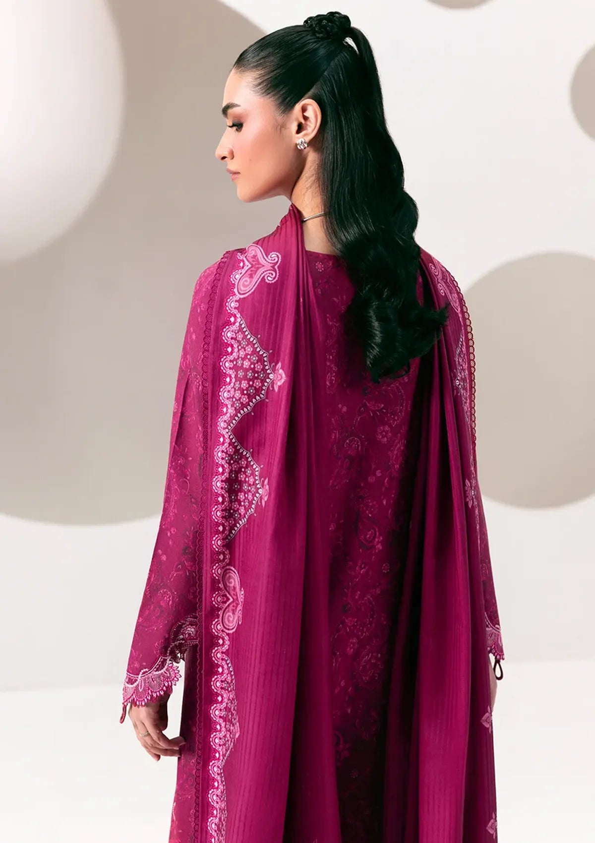 Qalamkar Qprints Linen'26 QPW-01 B Kaira