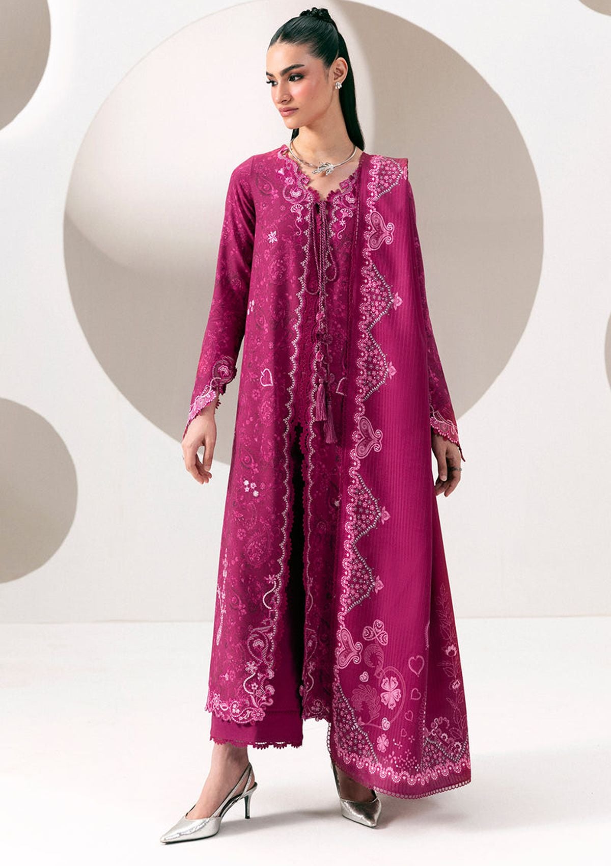 Qalamkar Qprints Linen'26 QPW-01 B Kaira