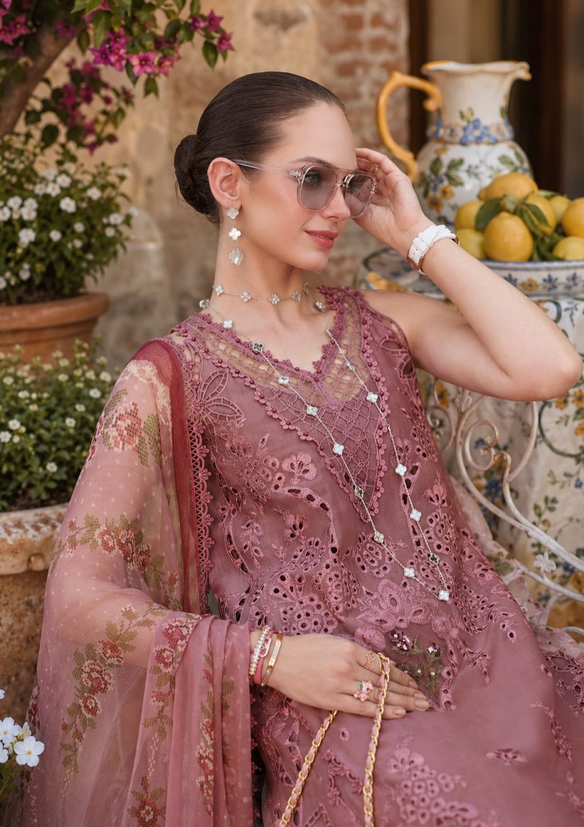 Noor by Saadia Asad Luxury Eid Schiffli Laserkari'26 D-01