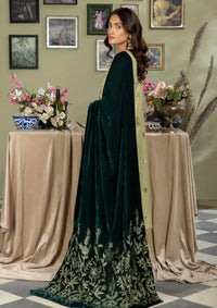 Marjjan Velvet Shawl'24 MVD-22 GREEN