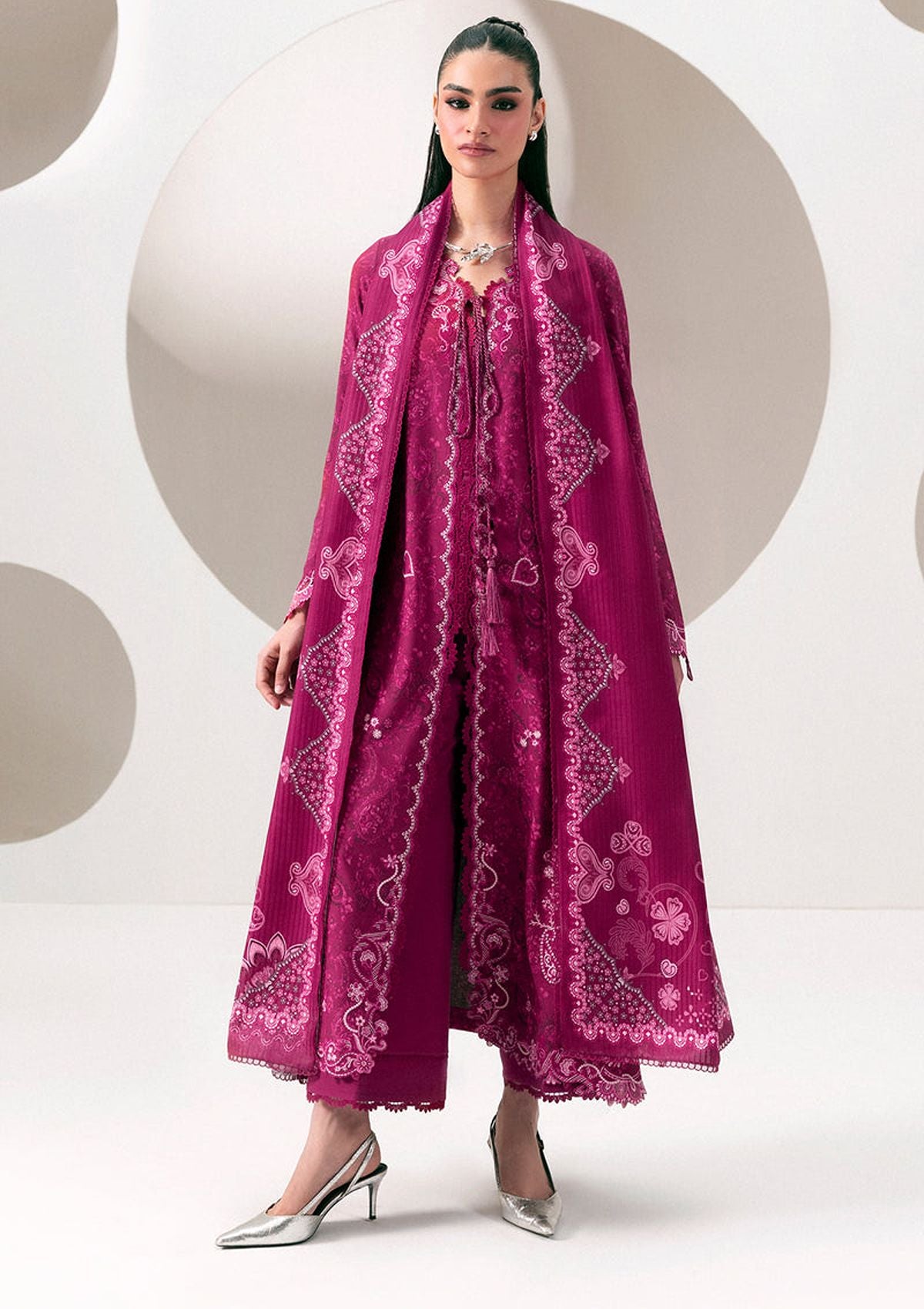 Qalamkar Qprints Linen'26 QPW-01 B Kaira
