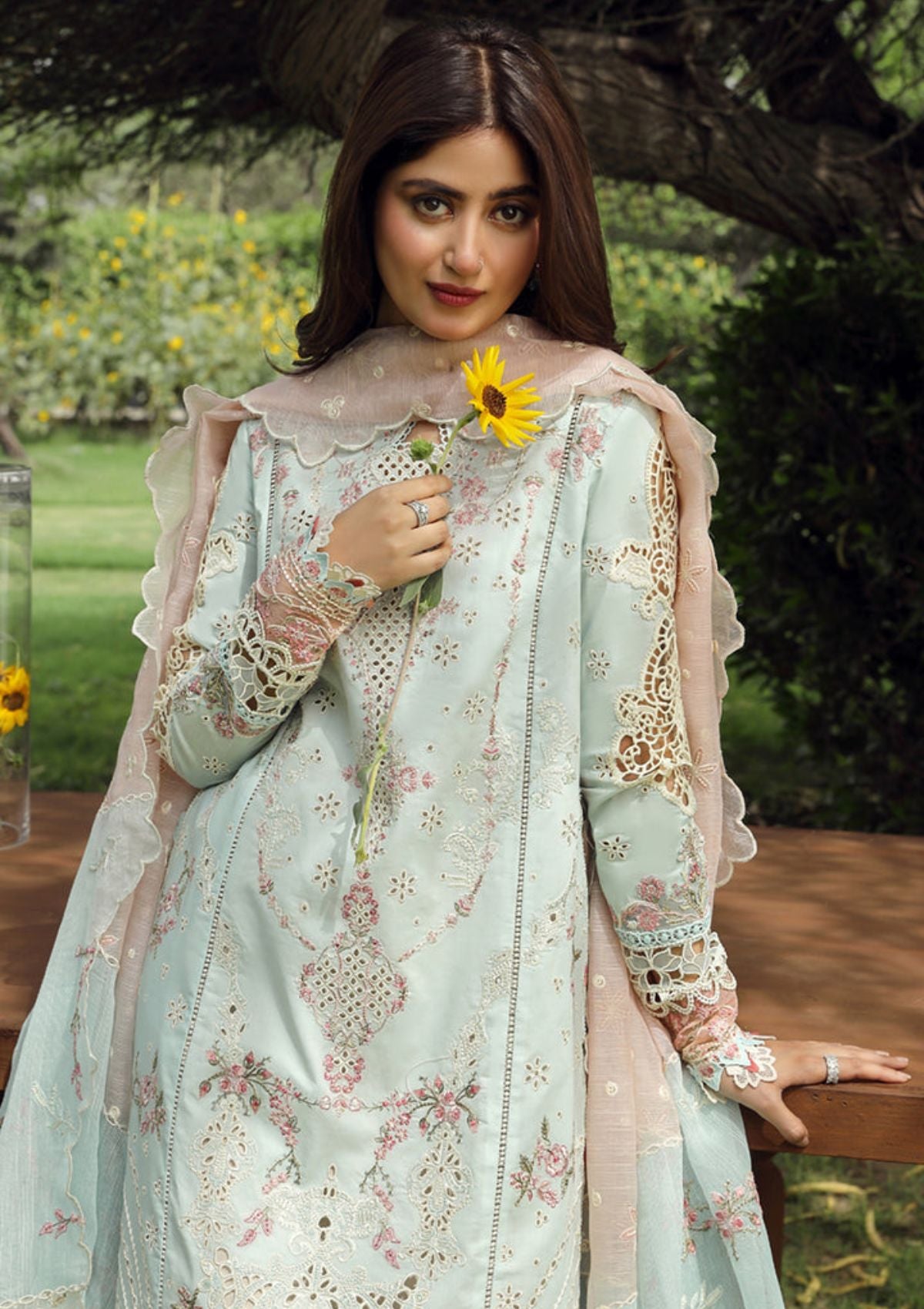 Qalamkar Festive Lawn'24 01 ALIZAY - Mohsin Saeed Fabrics