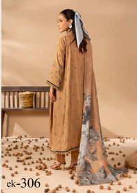 Khoobsurat Emb Slub Linen'25 EK-306