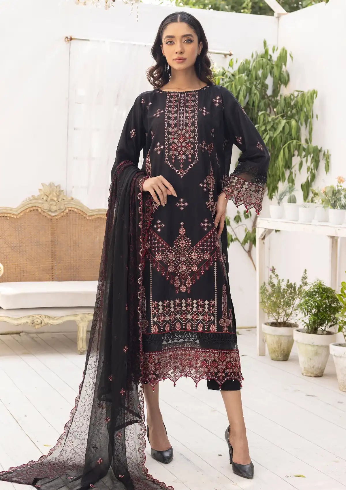 Ayla Zahra Singhar Luxury Emb Karandi'23 SNAZ 4 - Mohsin Saeed Fabrics