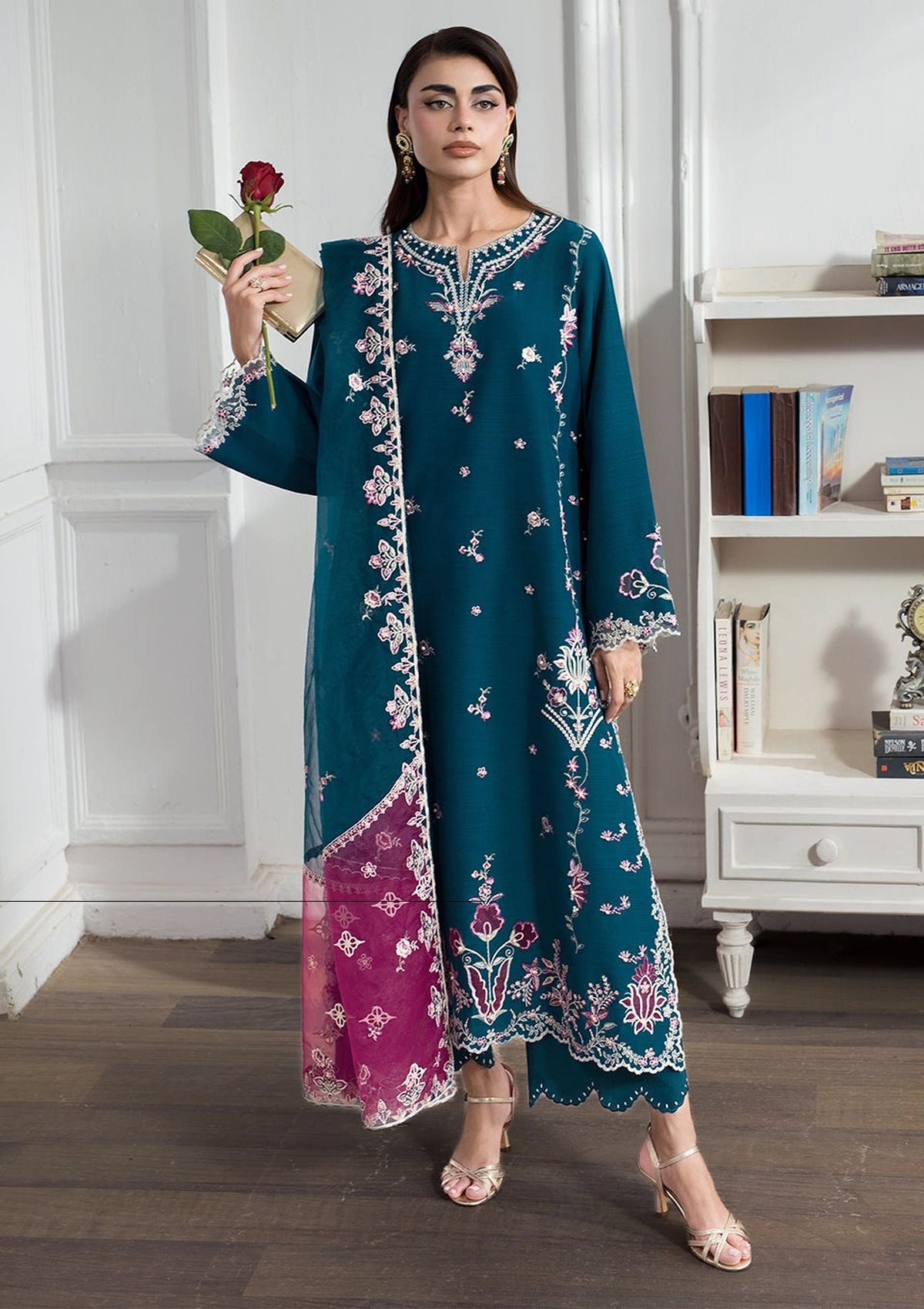 Rang Rasiya Lumeire Silk'26 D-01 Carmin