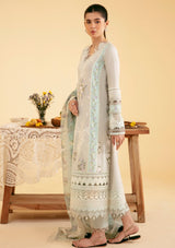 Qalamkar Qlinekari Luxury Lawn'24 SQ-13 AYSEL - Mohsin Saeed Fabrics
