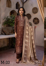 Mehak Peach Leather by Khoobsurat'24 M-33