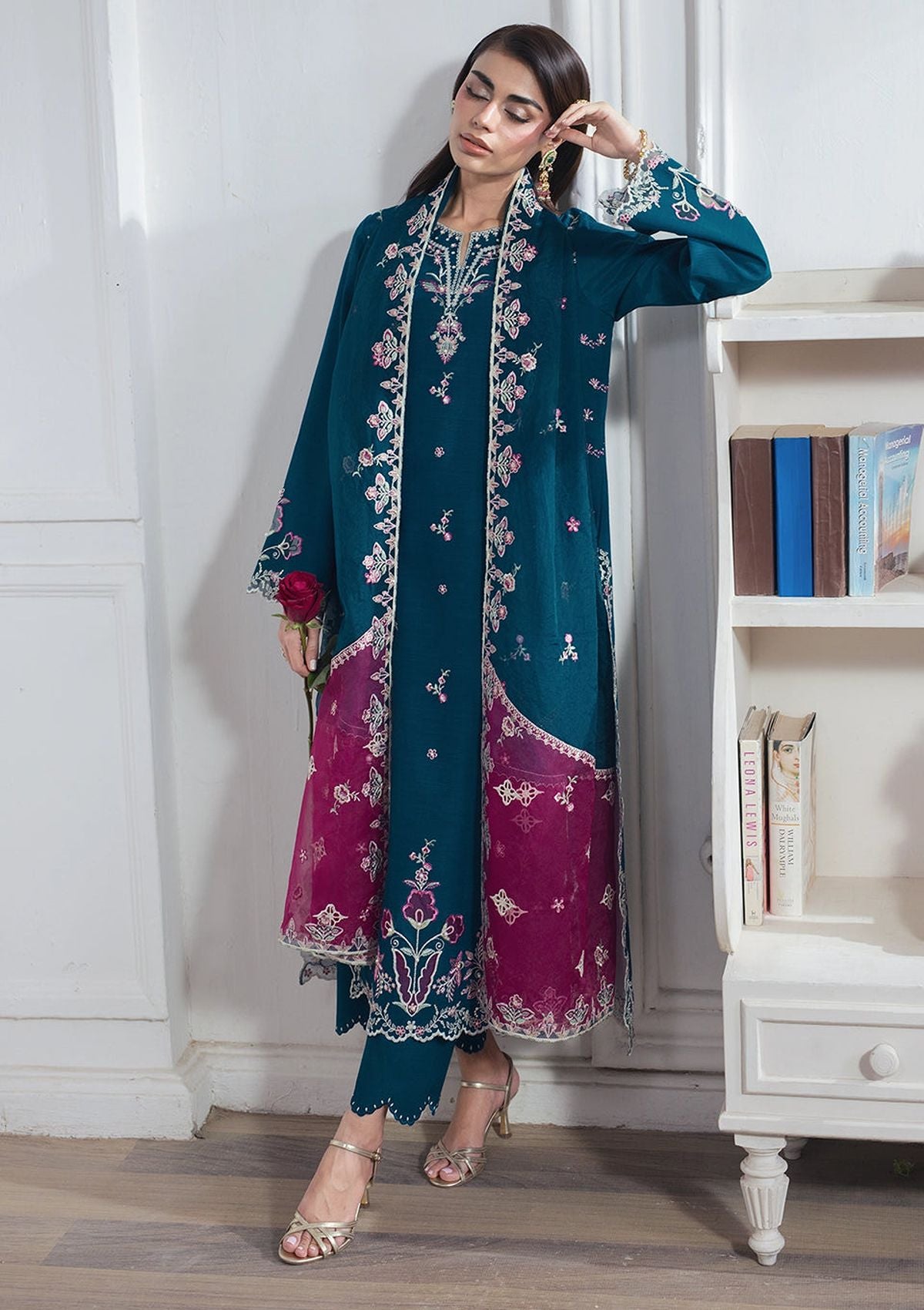 Rang Rasiya Lumeire Silk'26 D-01 Carmin