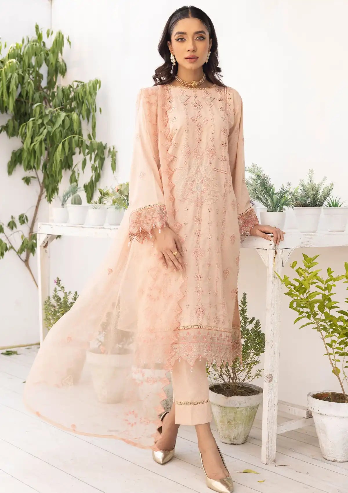 Ayla Zahra Singhar Luxury Emb Karandi'23 SNAZ 9 - Mohsin Saeed Fabrics