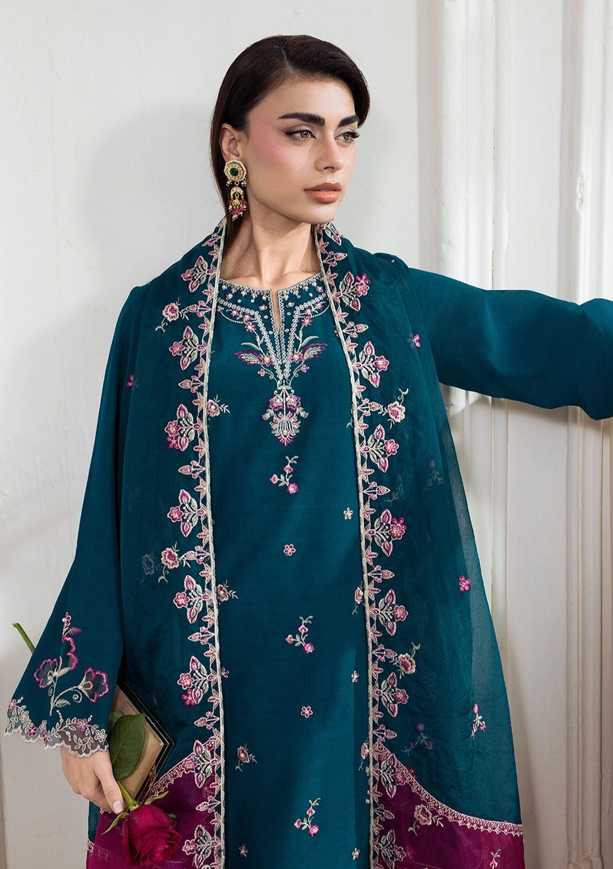 Rang Rasiya Lumeire Silk'26 D-01 Carmin