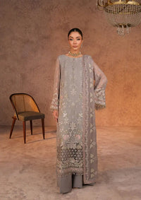 Lavish Zebaish Luxury Chiffon'24 D-07 FOSSIL