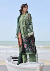 Maryam Hussain Luxury Lawn'24 D-01-GARDENIA - Mohsin Saeed Fabrics