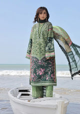 Maryam Hussain Luxury Lawn'24 D-01-GARDENIA - Mohsin Saeed Fabrics