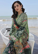 Maryam Hussain Luxury Lawn'24 D-01-GARDENIA - Mohsin Saeed Fabrics