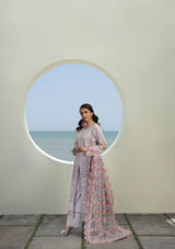 Maryam Hussain Luxury Lawn'24 D-04-FEROZ - Mohsin Saeed Fabrics