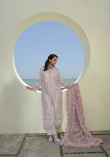 Maryam Hussain Luxury Lawn'24 D-04-FEROZ - Mohsin Saeed Fabrics