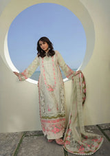 Maryam Hussain Luxury Lawn'24 D-05-HAVANA - Mohsin Saeed Fabrics