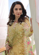 Maryam Hussain Luxury Lawn'24 D-07-TROPICA - Mohsin Saeed Fabrics