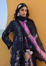 Maryam Hussain Luxury Lawn'24 D-08-ZOYA - Mohsin Saeed Fabrics
