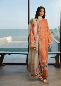 Maryam Hussain Luxury Lawn'24 D-09-XURI - Mohsin Saeed Fabrics