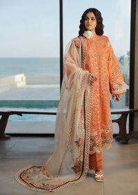 Maryam Hussain Luxury Lawn'24 D-09-XURI - Mohsin Saeed Fabrics