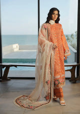 Maryam Hussain Luxury Lawn'24 D-09-XURI - Mohsin Saeed Fabrics