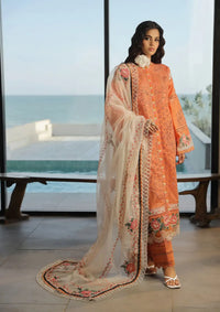 Maryam Hussain Luxury Lawn'24 D-09-XURI - Mohsin Saeed Fabrics