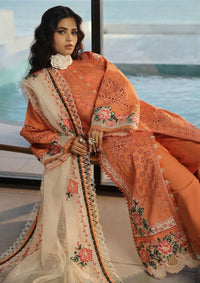 Maryam Hussain Luxury Lawn'24 D-09-XURI - Mohsin Saeed Fabrics