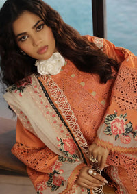 Maryam Hussain Luxury Lawn'24 D-09-XURI - Mohsin Saeed Fabrics
