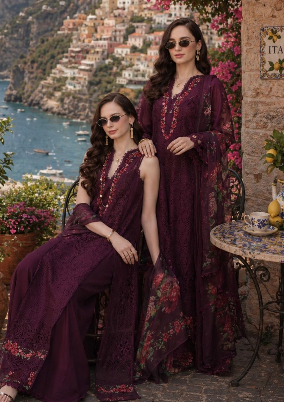 Noor by Saadia Asad Luxury Eid Schiffli Laserkari'26 D-10