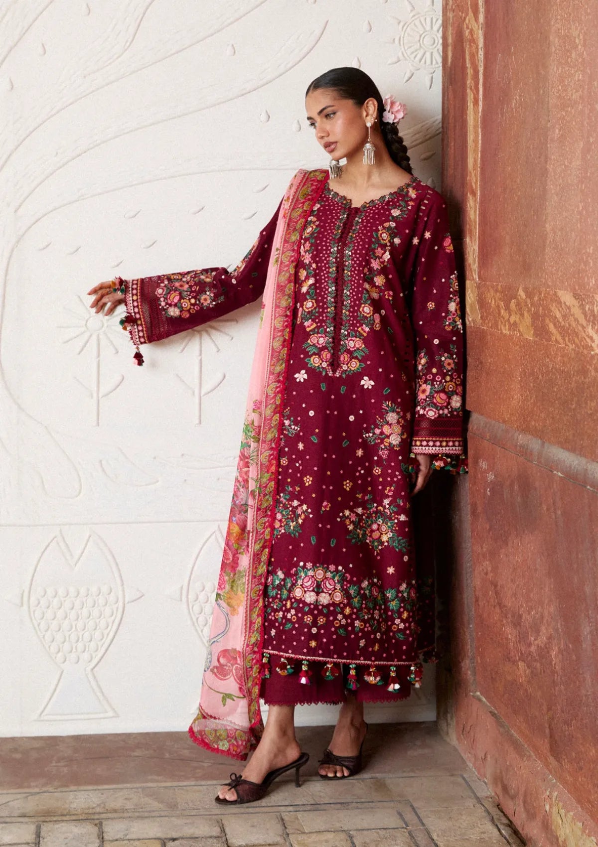 Hussain Rehar Zan Luxury Lawn'26 -Kestone