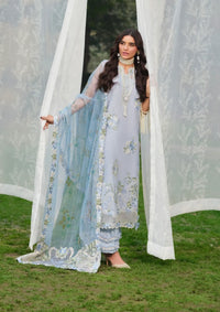 Maryam Hussain Luxury Lawn'26 D-05 Frost