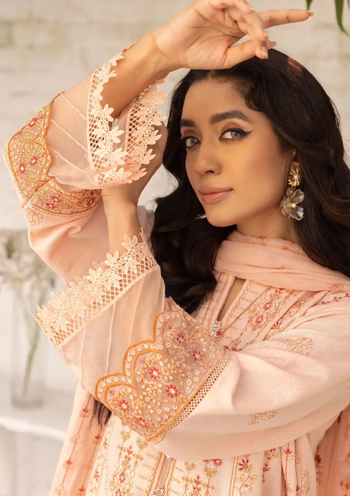 Ayla Zahra Singhar Luxury Emb Karandi'23 SNAZ 5 - Mohsin Saeed Fabrics